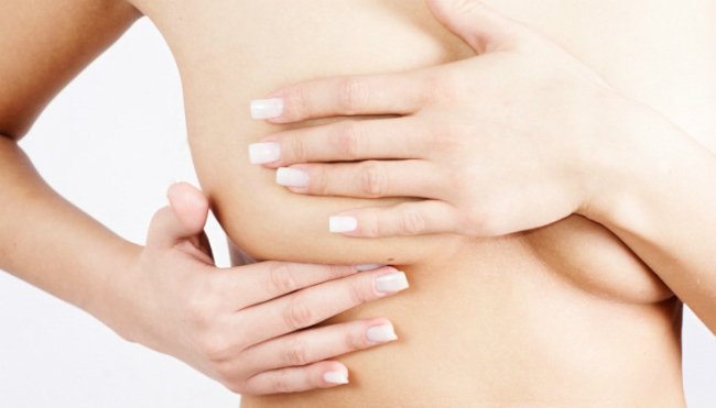 ощупывания молочной железы